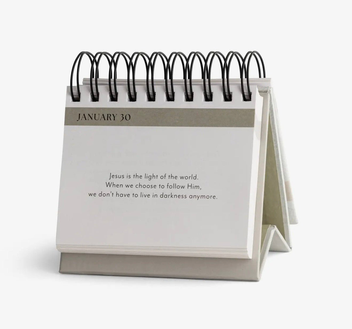 Daily inspirational calendar titled Go For It