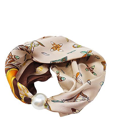 Golden Stella Pearl Magnet Scarf Necklace - Lavish Boutique09-JEWELRY