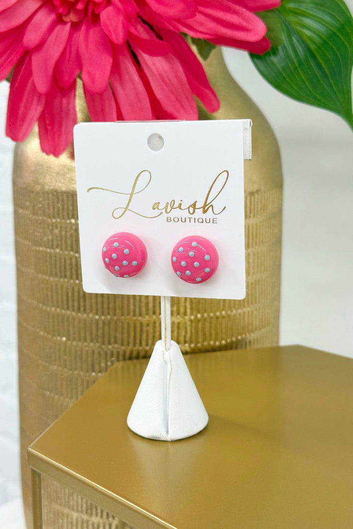 Hart Designs Round Dot Stud Earring - Lavish Boutique Accessories