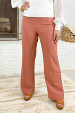 Dusty Pink Basic Long Pants