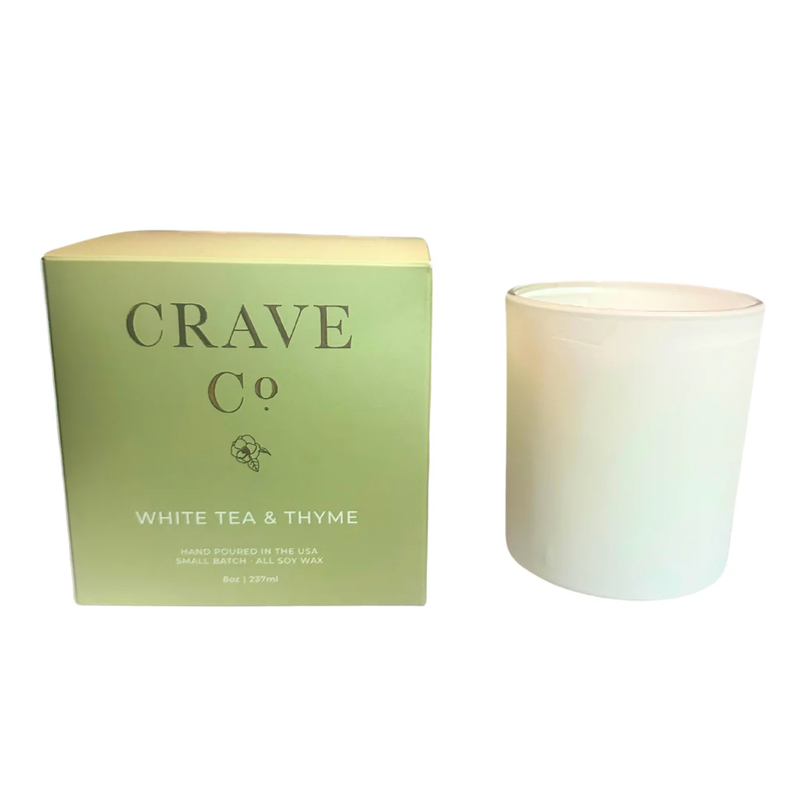 White Tea and Thyme Boxed Candle
