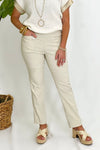 Stone Pull-On Ankle Pant