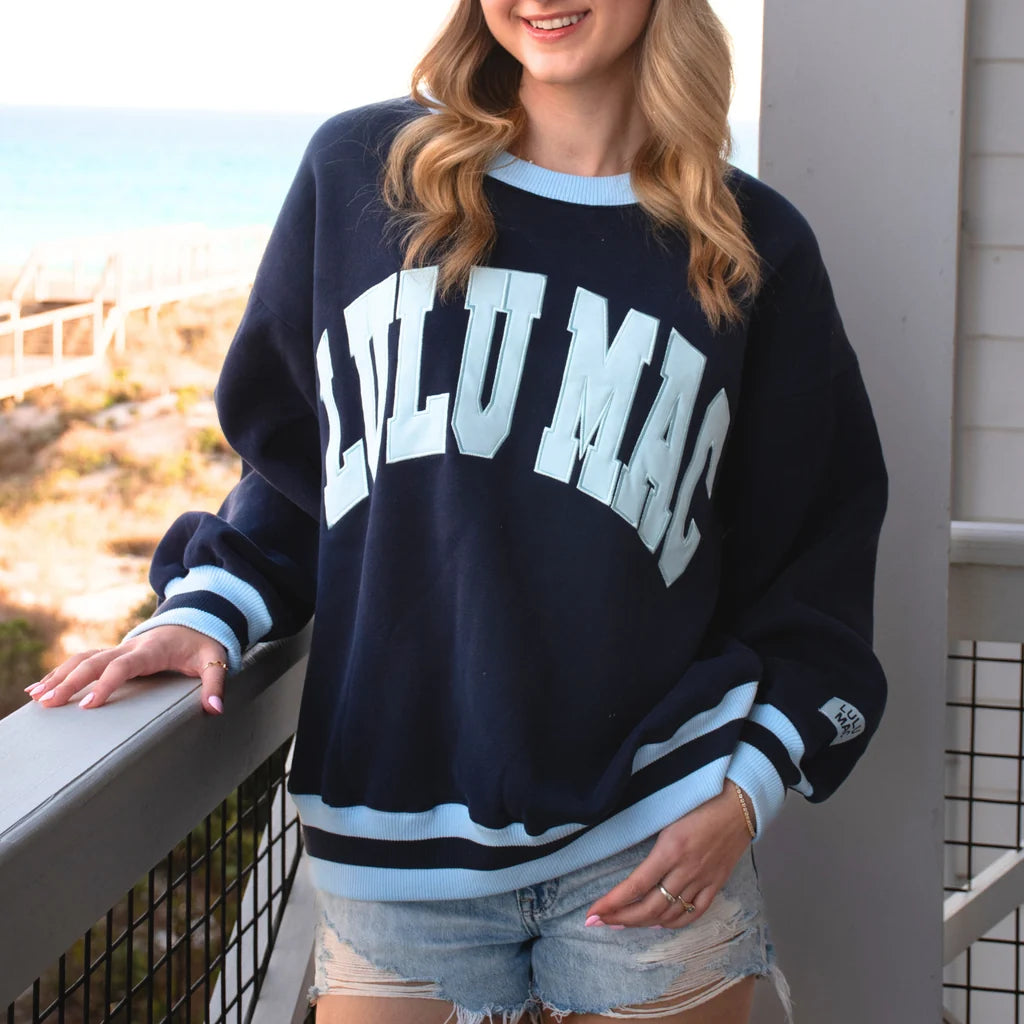 LuLu Mac Social Society Crew Neck Sweatshirt
