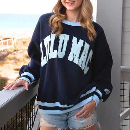 LuLu Mac Social Society Crew Neck Sweatshirt