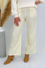 Toasted Almond Jolene Wide Leg Pants