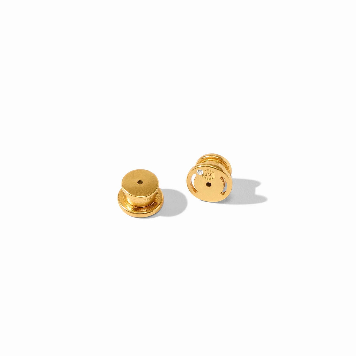 Cobblestone hoop earrings in polished gold