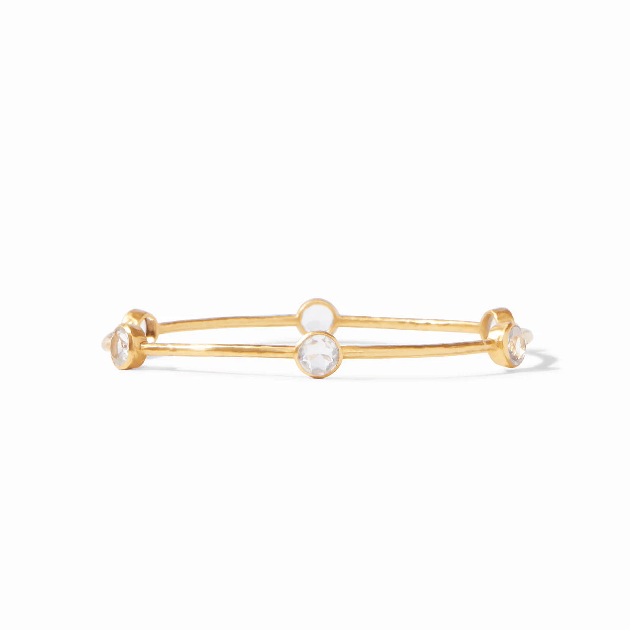 Julie Vos Milano Bangle Clear Crystal Small - Lavish Boutique Accessories