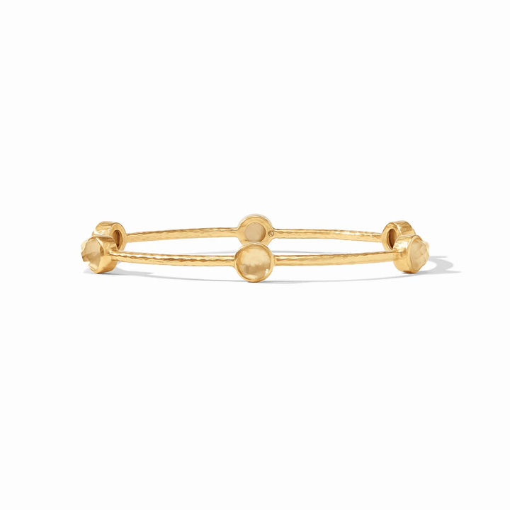 Julie Vos Milano Luxe Bangle Gold Iridescent Champagne Small - Lavish Boutique Accessories