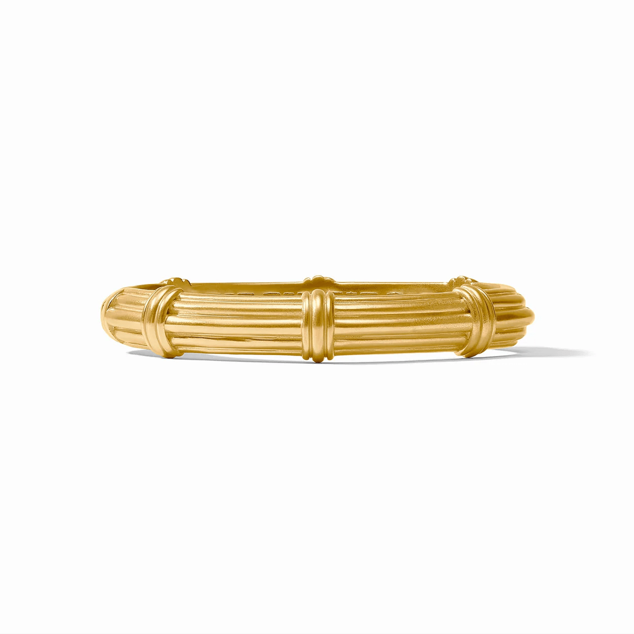 Gold demi hinge bracelet with a slim band