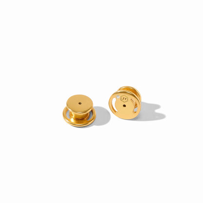 Sahara crystal studs with an iridescent finish