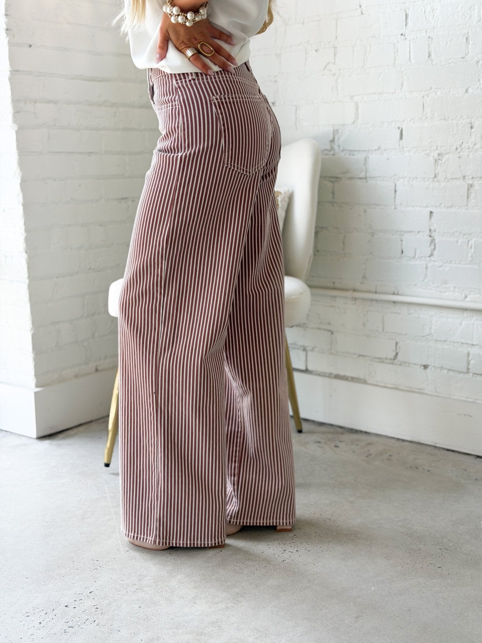 Just Black Relaxed Wide Leg Jeans - Lavish Boutique03-DENIM