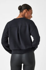 Spanx Very Black Air Essential Crew Neck