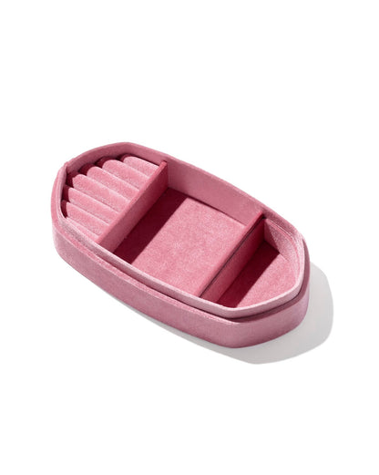 Kendra Scott Danielle jewelry case in pink, medium size