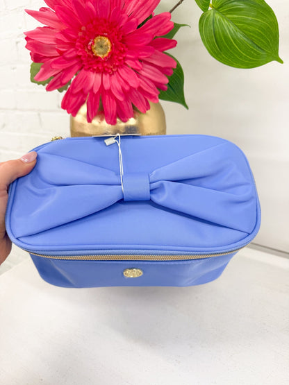 Cornflower print Kiss and Makeup makeup bag