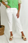 White Capri Pant