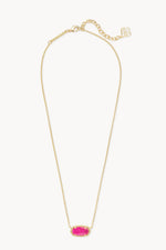 Kendra Scott Elisa Pendant Neck Boxed Gold Azalea Illusion