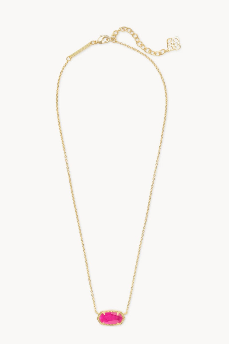 Kendra Scott Elisa Pendant Neck Boxed Gold Azalea Illusion