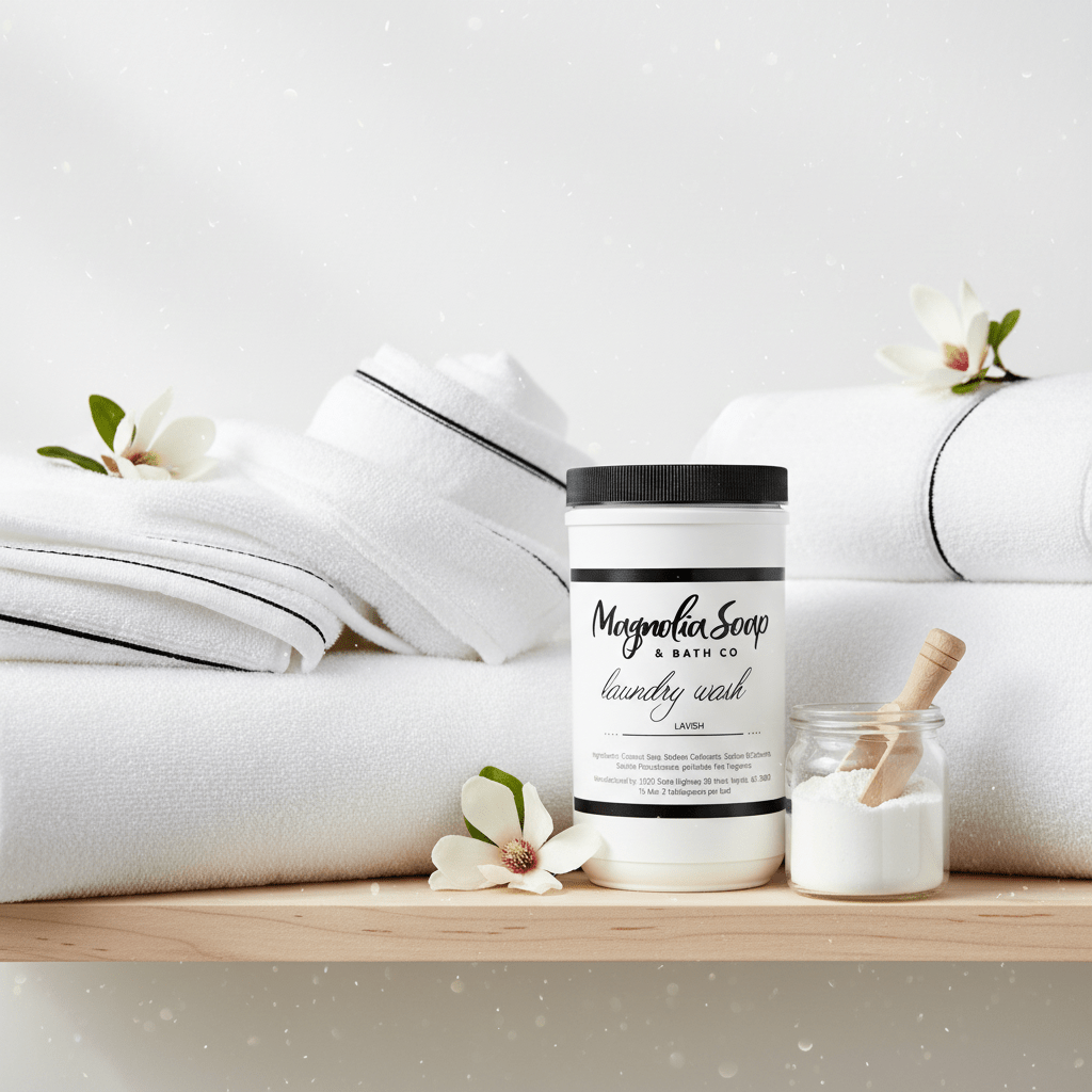 Lavish scented laundry detergent bottle