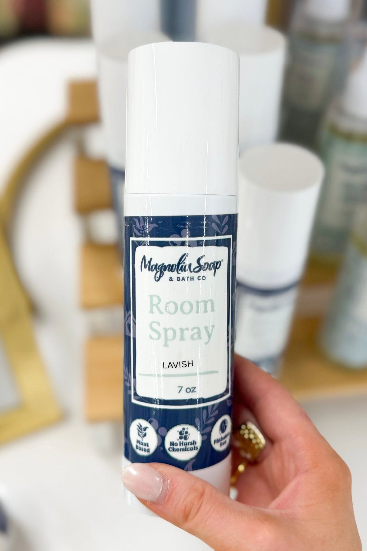 Lavish scented room spray bottle
