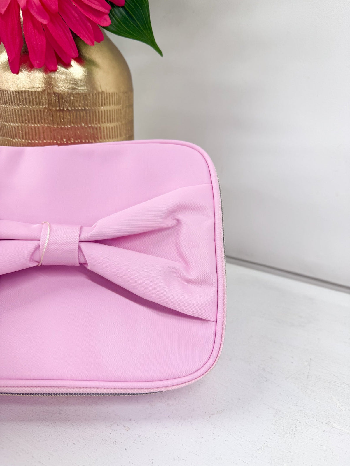 Make Me Blush pouch in soft blush pink