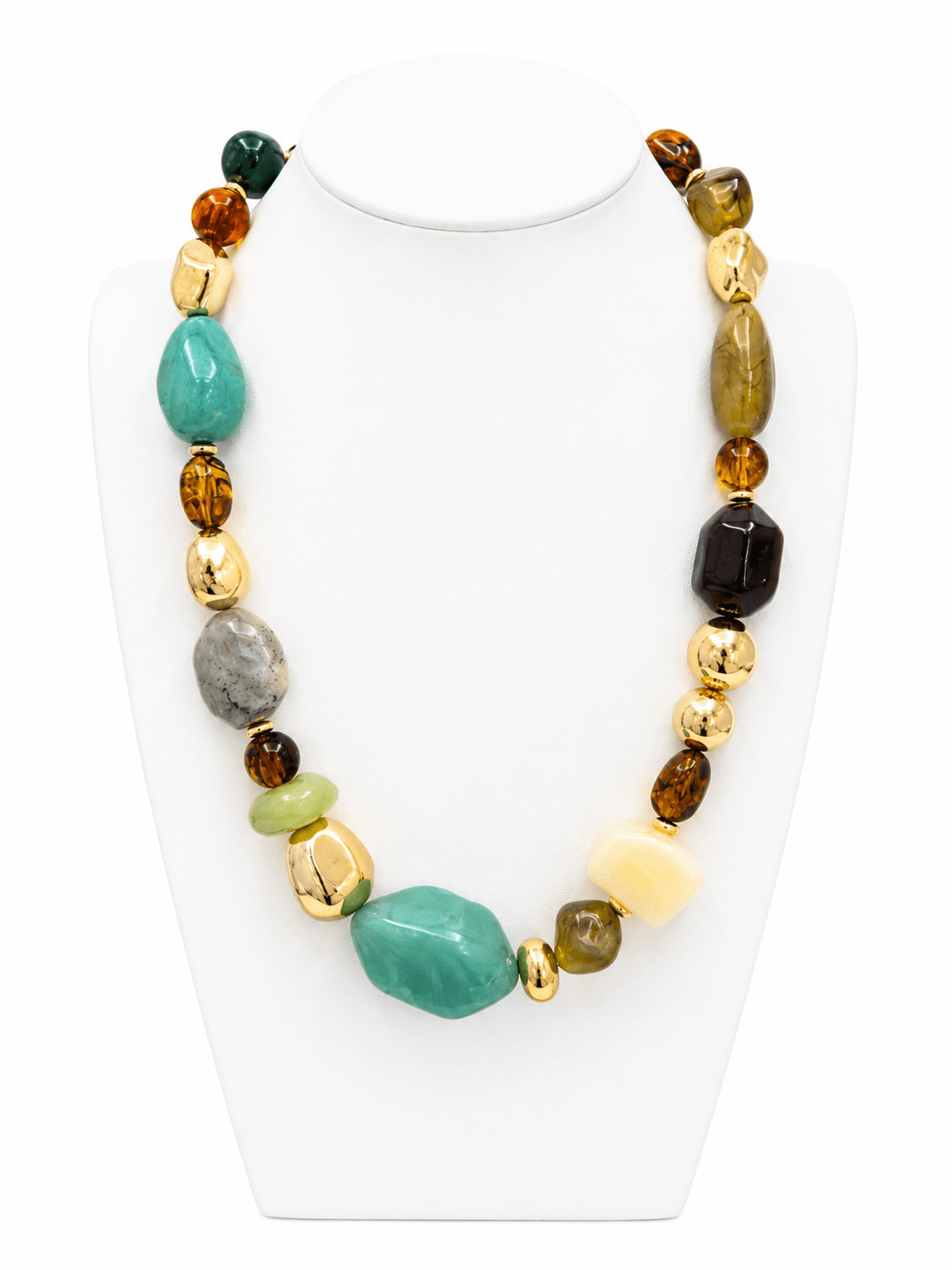 Marble bead necklace