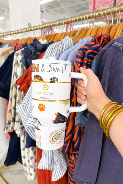 Auburn Tigers 30oz travel tumbler