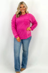 Pink Ultra Soft Front Pocket Pullover