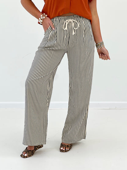 Mello Striped Knit Pants - Lavish Boutique02-BOTTOMS