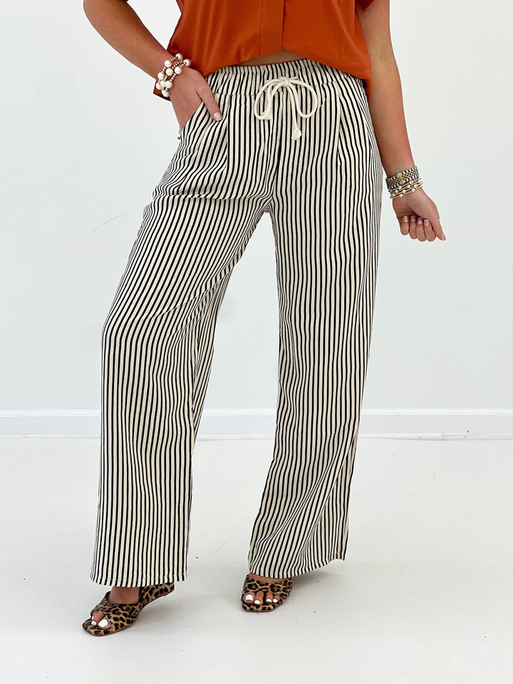 Mello Striped Knit Pants - Lavish Boutique02-BOTTOMS