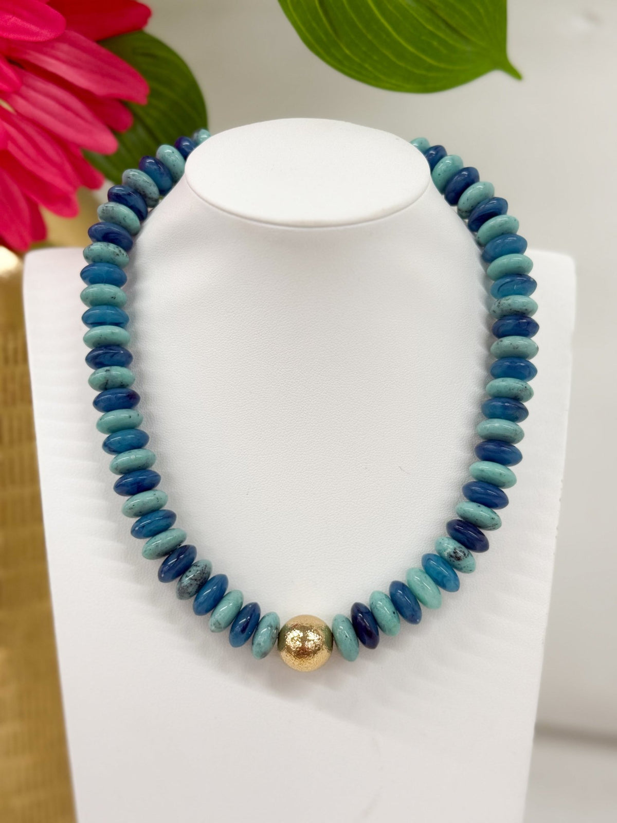 Metal Ball & Bead Necklace - Lavish Boutique09-JEWELRY
