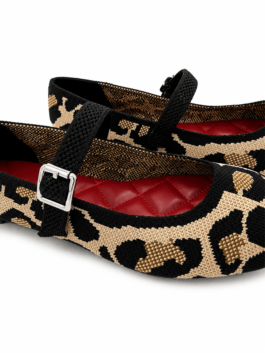 Mia Knit Mary Jane Flats - Lavish Boutique10-SHOES