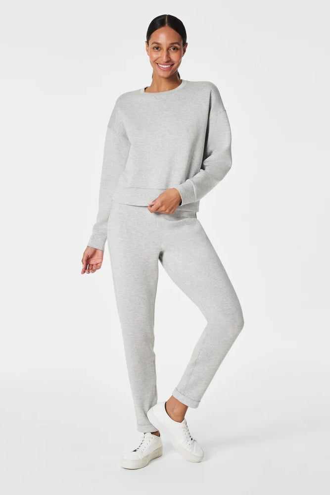 Spanx Light Grey Air Essential Crew Neck