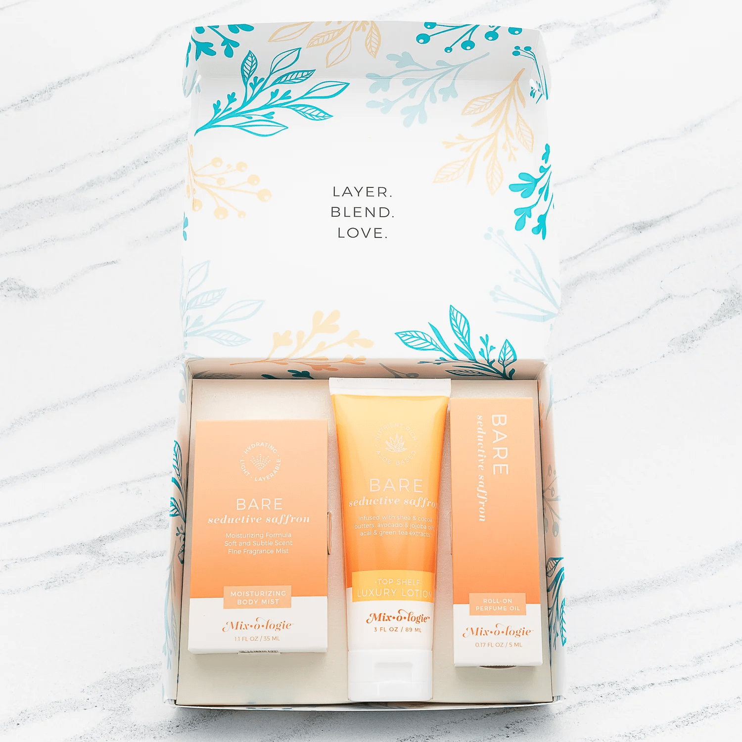 Mixologie Bare (Seductive Saffron) Gift Set Trio - Lavish Boutique Accessories