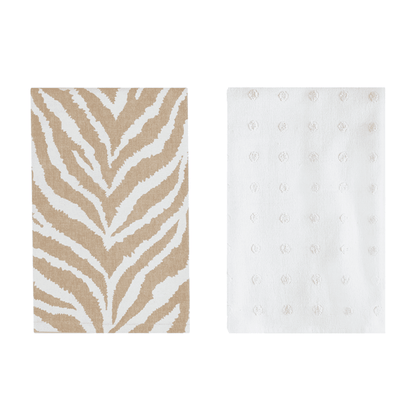 MudPie Zebra Print Towel - Lavish Boutique 310 Home - Gift