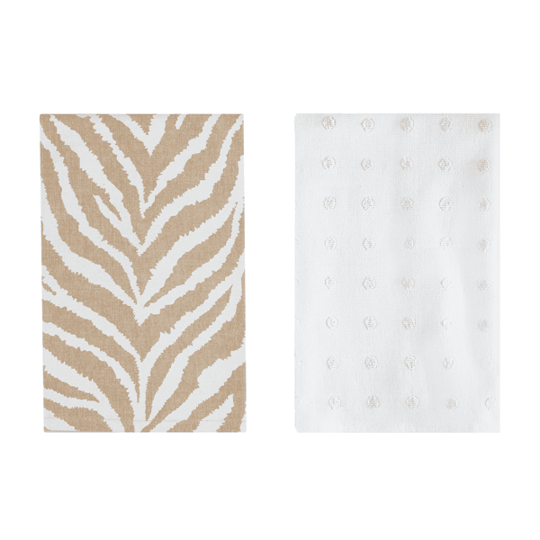 MudPie Zebra Print Towel - Lavish Boutique 310 Home - Gift