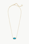 Kendra Scott Elisa Turquoise Gold Necklace