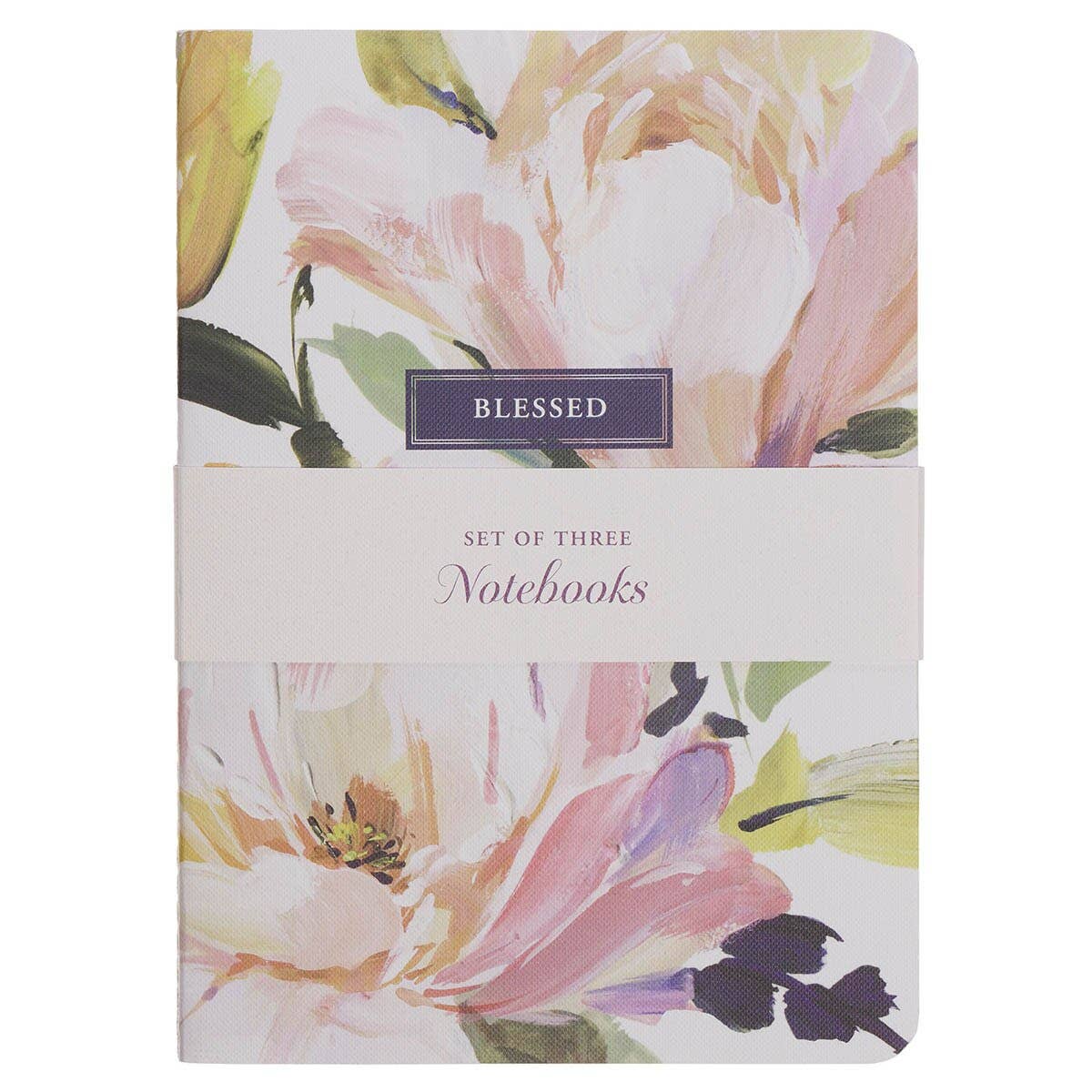 Set of three Blessed notebooks with coordinating covers
