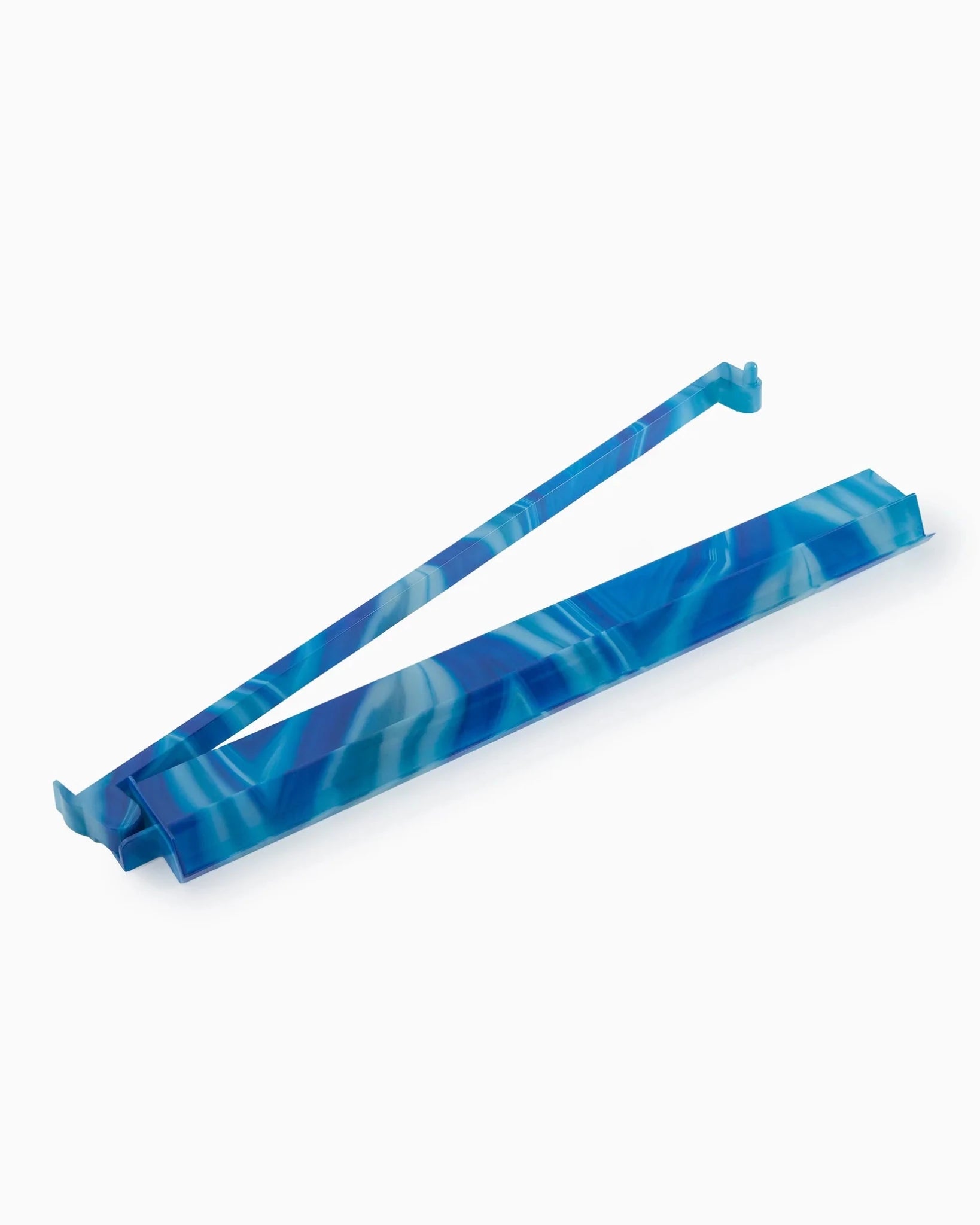 Blue lace agate mahjong rack and pusher set