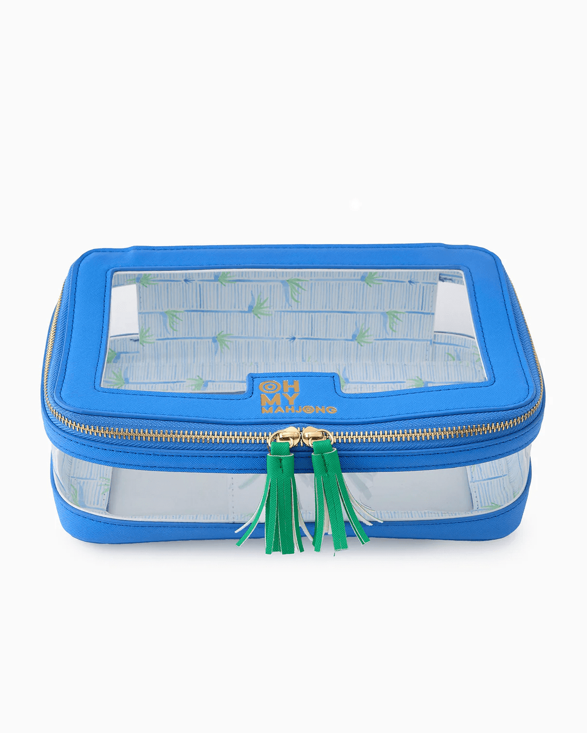 Oh My Mahjong Blue Tile Storage Bag - Lavish Boutique310 Home - Gift