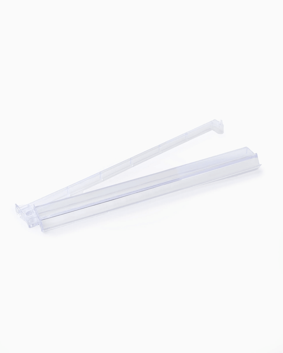 Clear acrylic rack and pusher for mahjong tiles