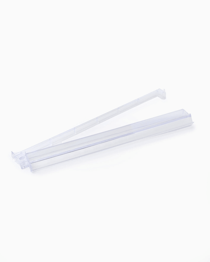 Clear acrylic rack and pusher for mahjong tiles