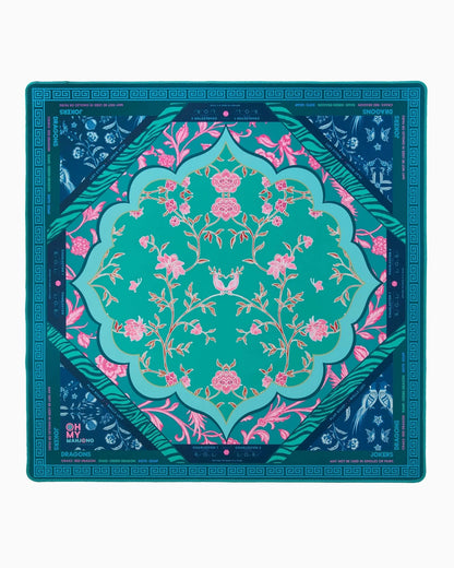 Esme mahjong mat with a soft printed playing surface