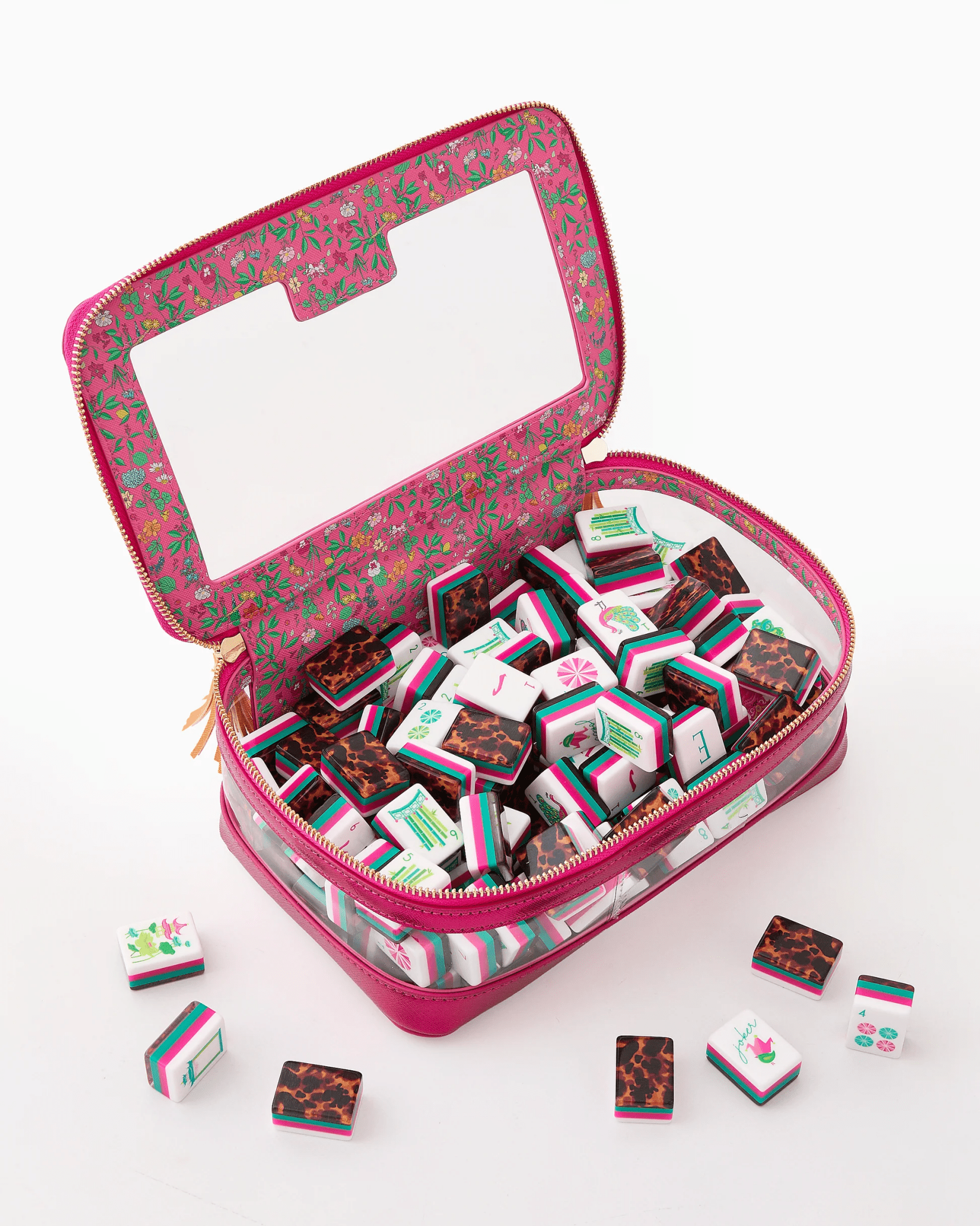 Glow Wild patterned tiles for mahjong