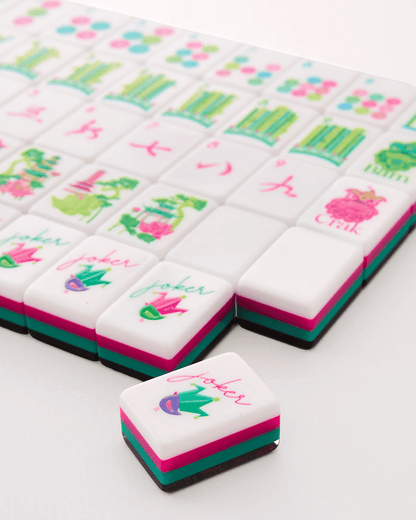 Mahjong tiles from the Glow Wild collection