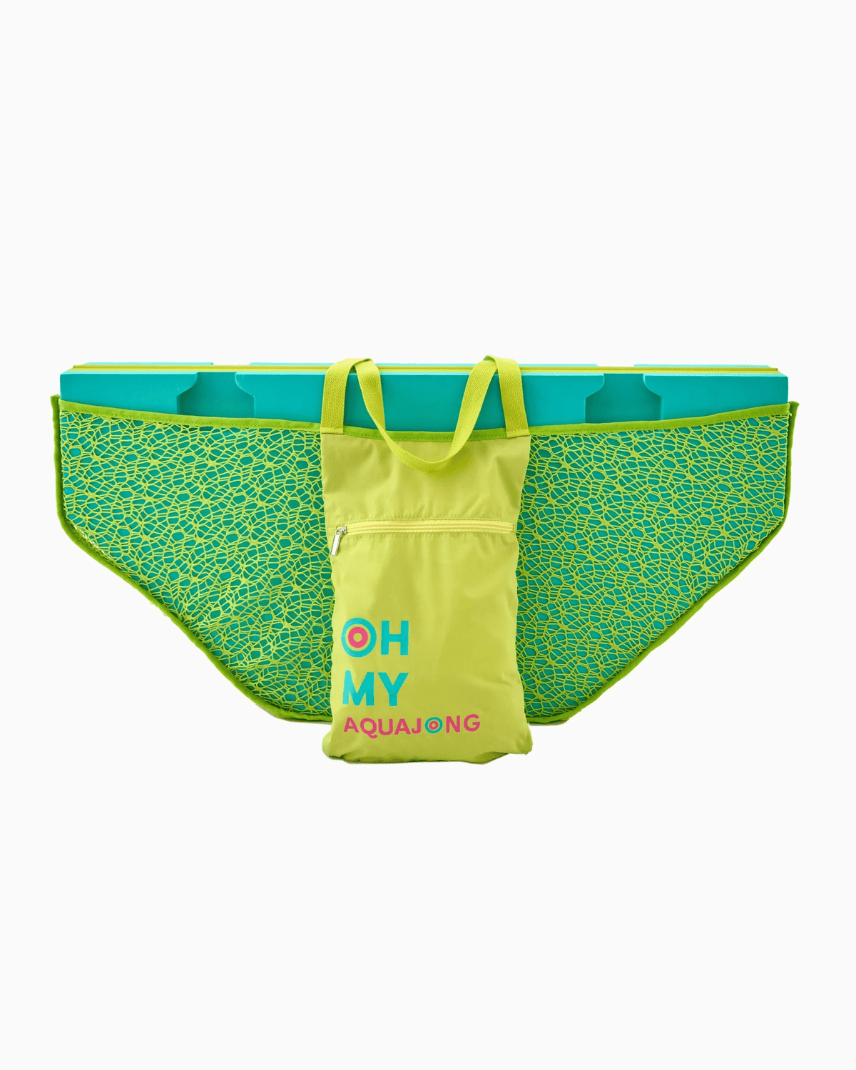 Aqua Jong mat in green, built for water play