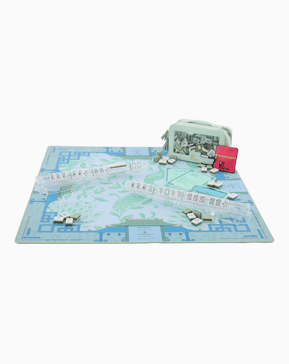 Isla patterned game mat rolled into a tube