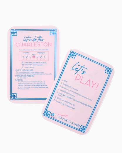 Light pink mahjong tile shuffler