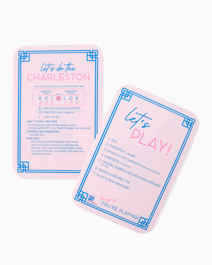 Light pink mahjong tile shuffler