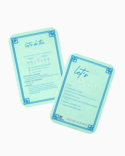 Pair of mint mahjong tile shufflers