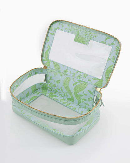Mahjong tile storage bag in mint
